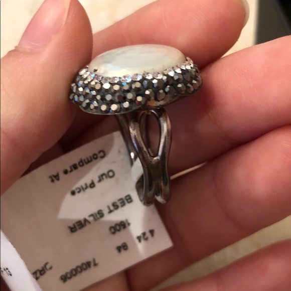 Giorgio Martello Silver Ring with Swarovski - Picture 5 of 7